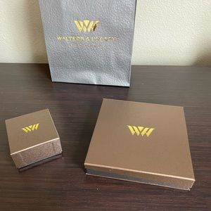 Walters & Hogsett Earrings and Necklace Gift Boxes and Bag